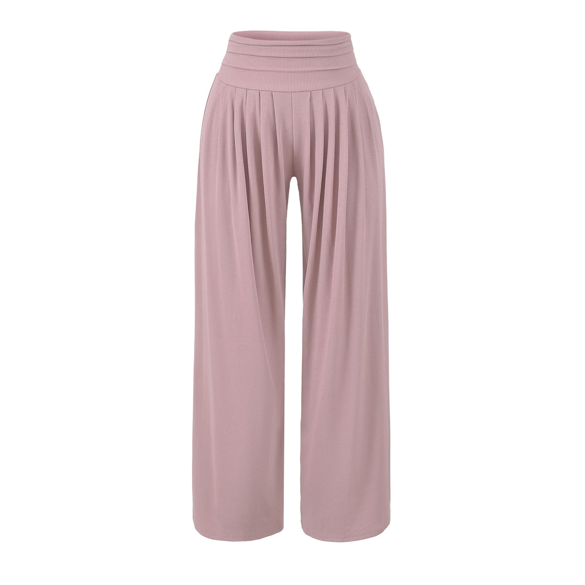 Women's Crop Racerback Button Vest &amp; Drape Wide Leg Pants Two Piece Set