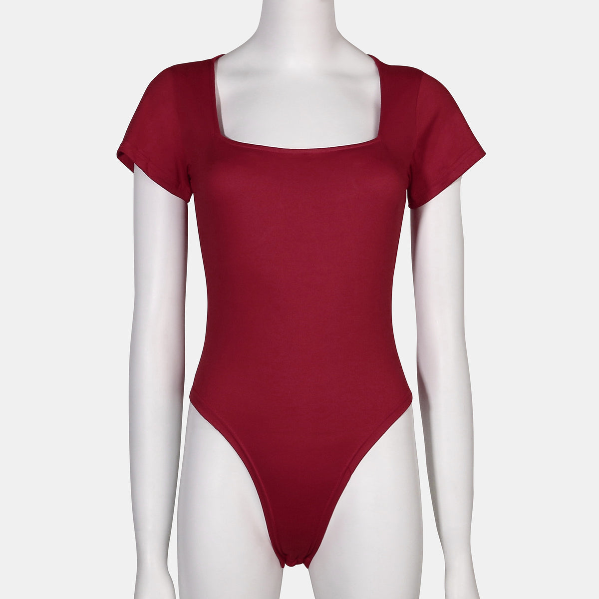 Women's Fitted Jumpsuit Solid Color Sexy Slim Plus Size Short Sleeve T-Shirt Ladies' Romper