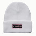New Men's and Women's Autumn/Winter Trend Korean Blackpink Star Embroidered Knitted Hat Warm Pullover Hat