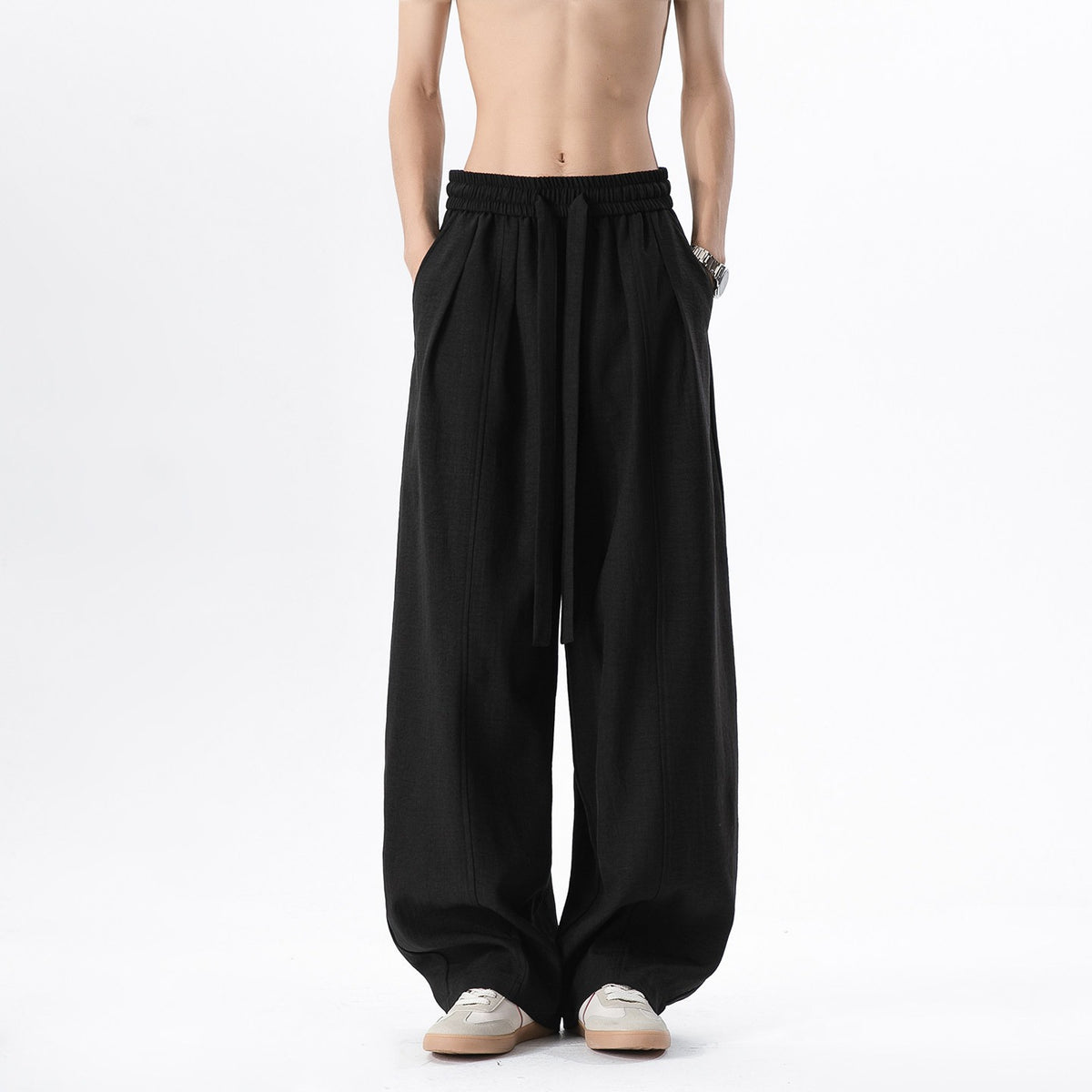Men's Lightweight Breathable Straight Loose Casual Pants