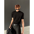 Casual Loose Fitted Plain Color Short Sleeve T-Shirt