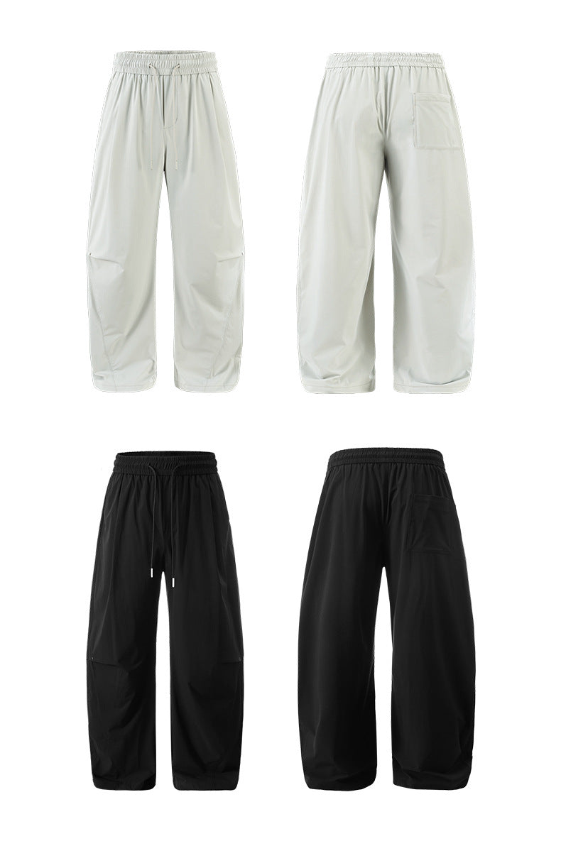 Loose elastic waisted pants