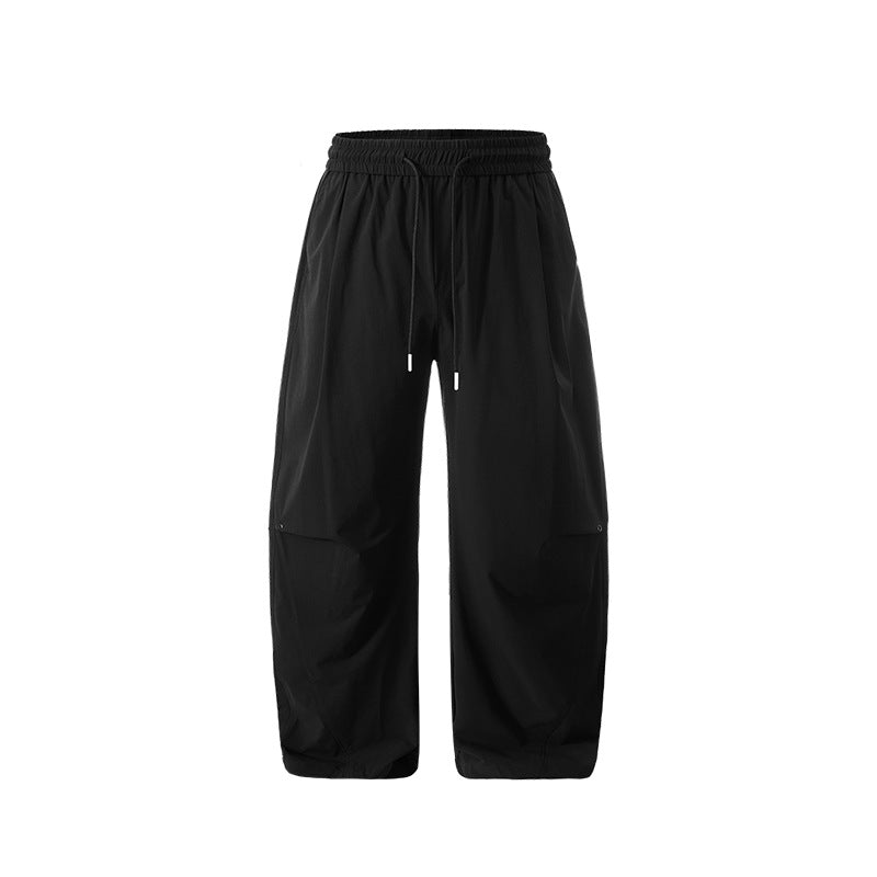 Loose elastic waisted pants