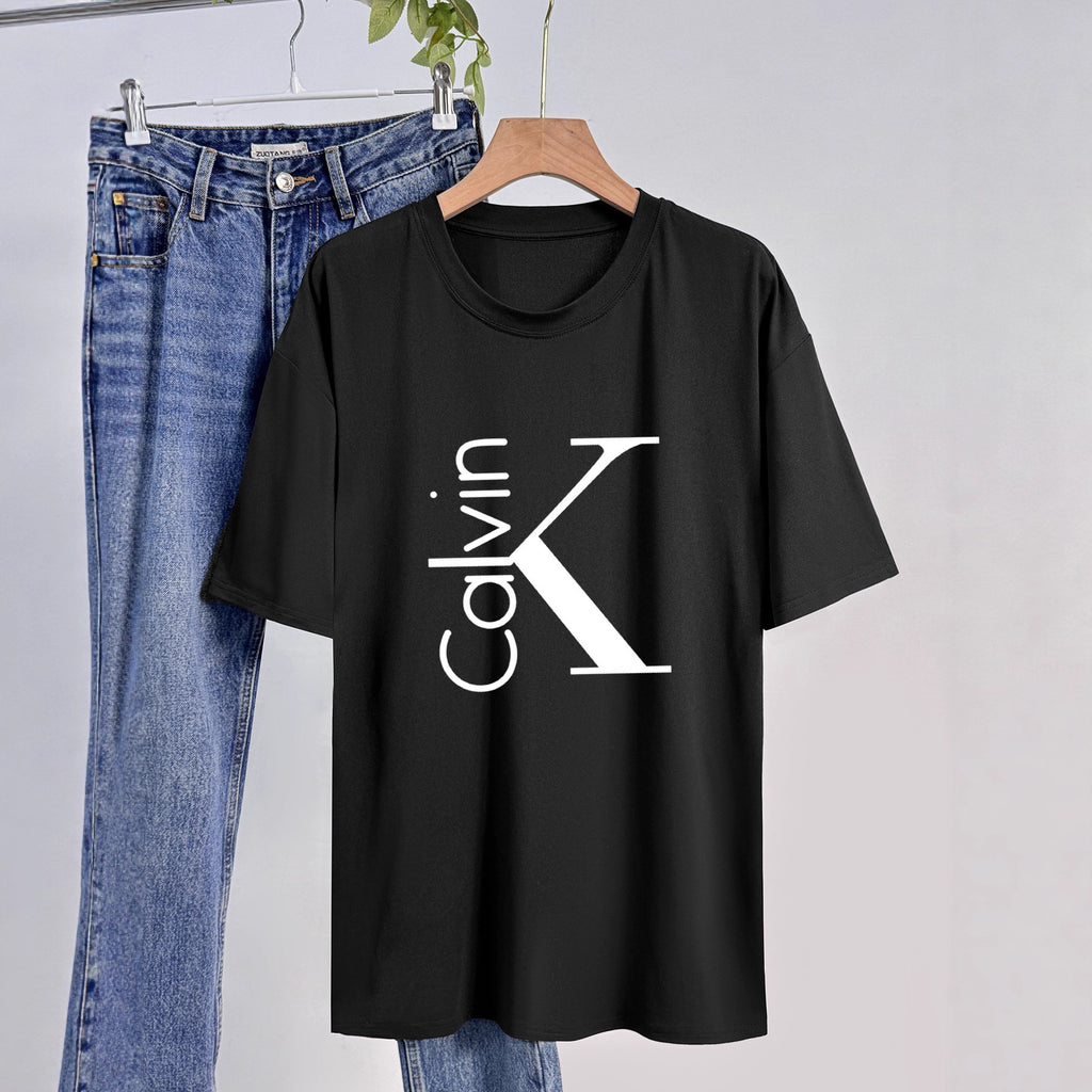 Multi-color Round Neck Short Sleeve