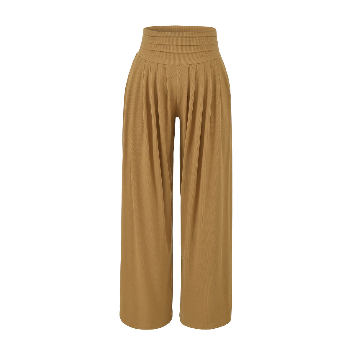 Women's Crop Racerback Button Vest &amp; Drape Wide Leg Pants Two Piece Set