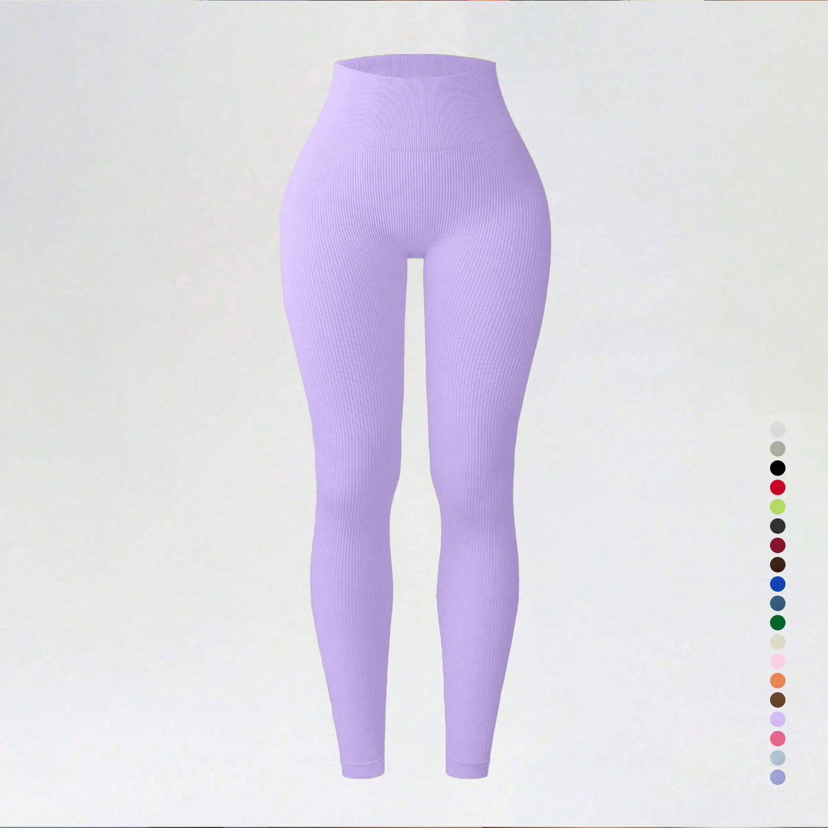 Threaded autumn and winter yoga pants seamless fitness pants high waisted sports yoga clothes leggings