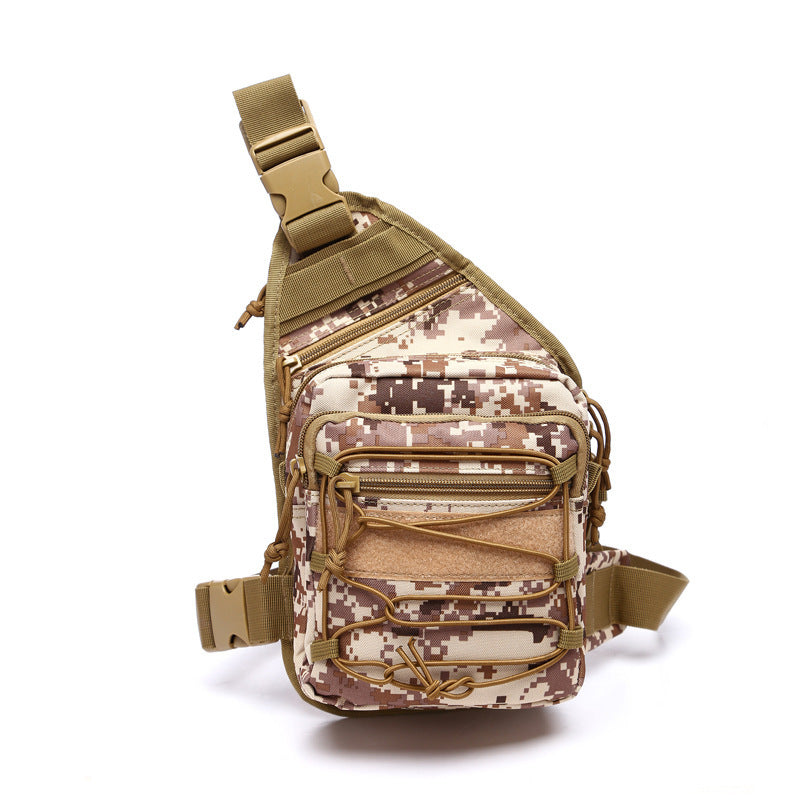 Tactical Concealed Carry Shoulder Bag – Crossbody Chest Pack with Quick Access Gun Holster, Small Sling Backpack for Pistol
