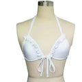 Sweet Versatile Solid Color Polka Dot Bikini Underwear Set