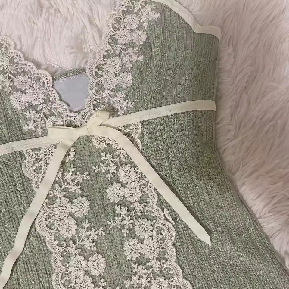 Slimming Breathable Comfortable Versatile Sweet Style Spaghetti