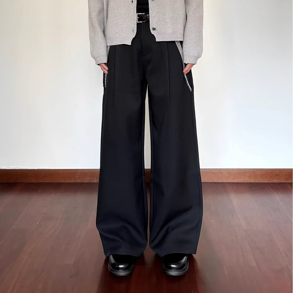 Casual Trousers Trendy Loose Versatile Straight Leg Wide Leg Pants