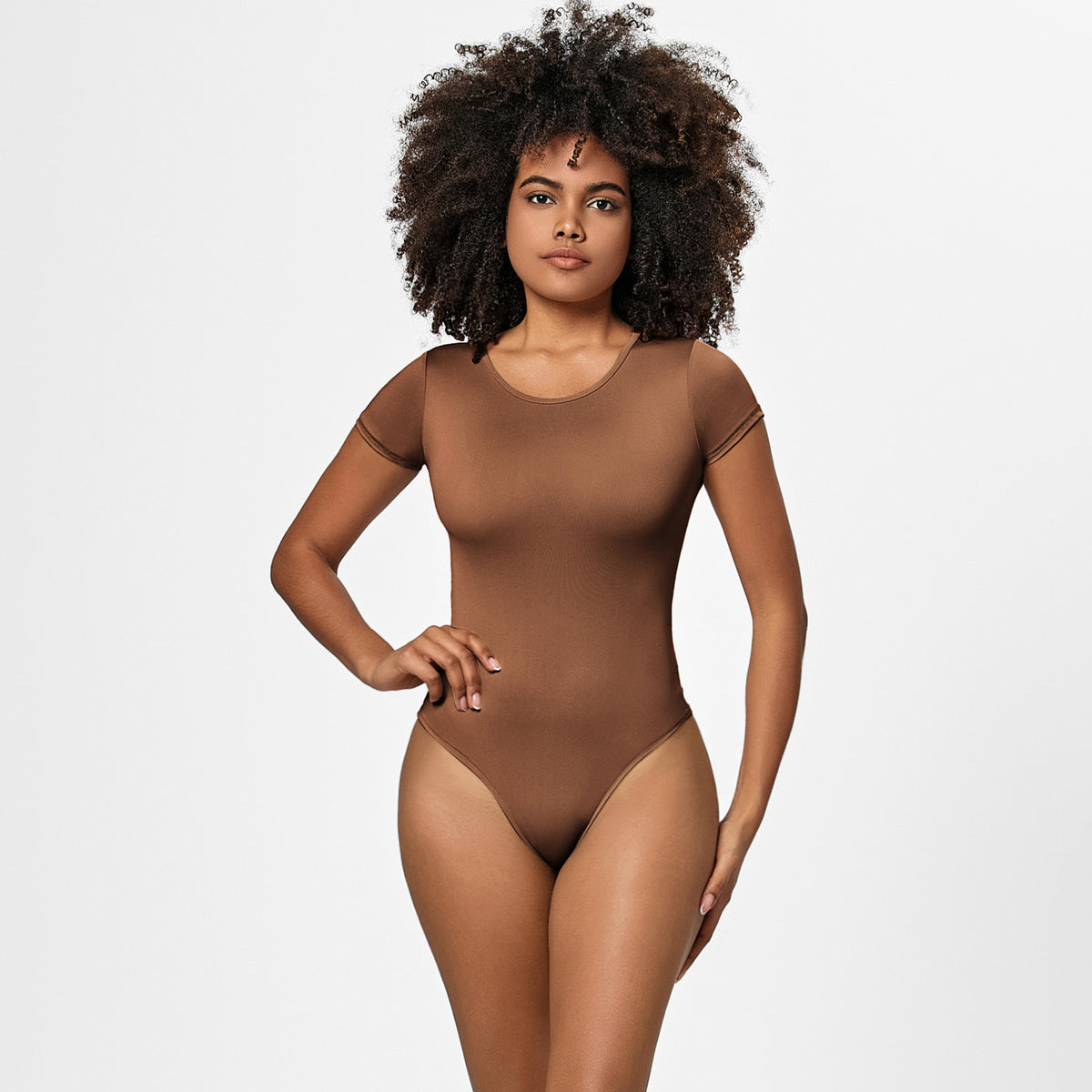 Women's Fitted Jumpsuit Solid Color Sexy Slim Plus Size Short Sleeve T-Shirt Ladies' Romper