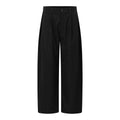 Vertical Stripe Drape Suit Pants