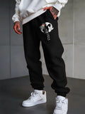 Gothic Twin Fish Print Unisex Casual Sport Sweatpants
