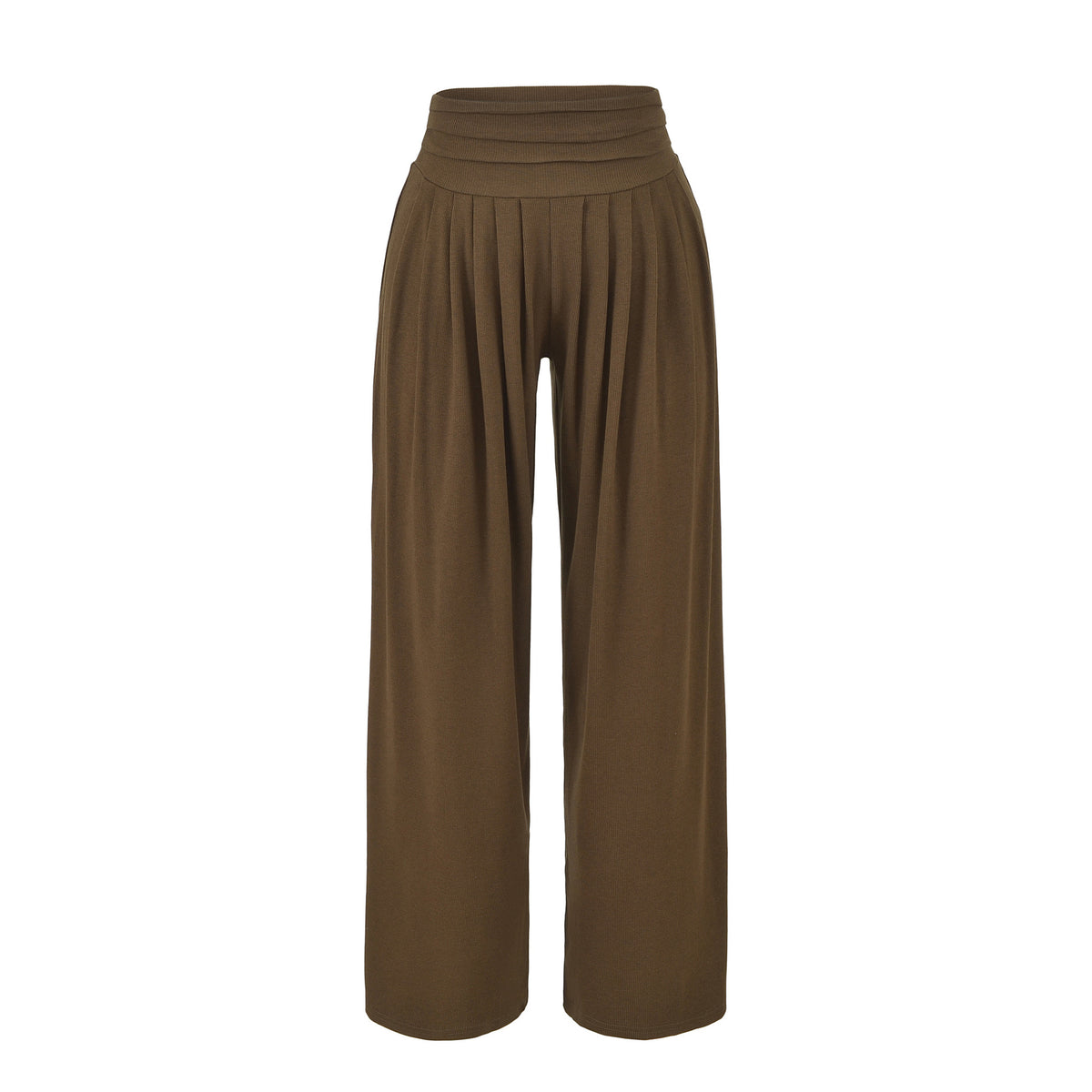 Women's Crop Racerback Button Vest &amp; Drape Wide Leg Pants Two Piece Set