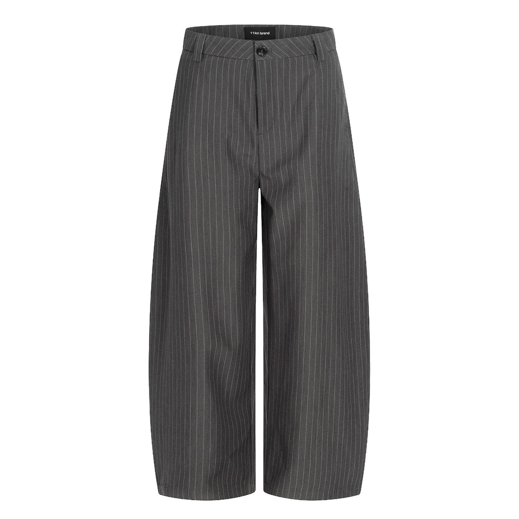 Oversized Drapey Cargo Suit Pants with Old Money Aesthetic