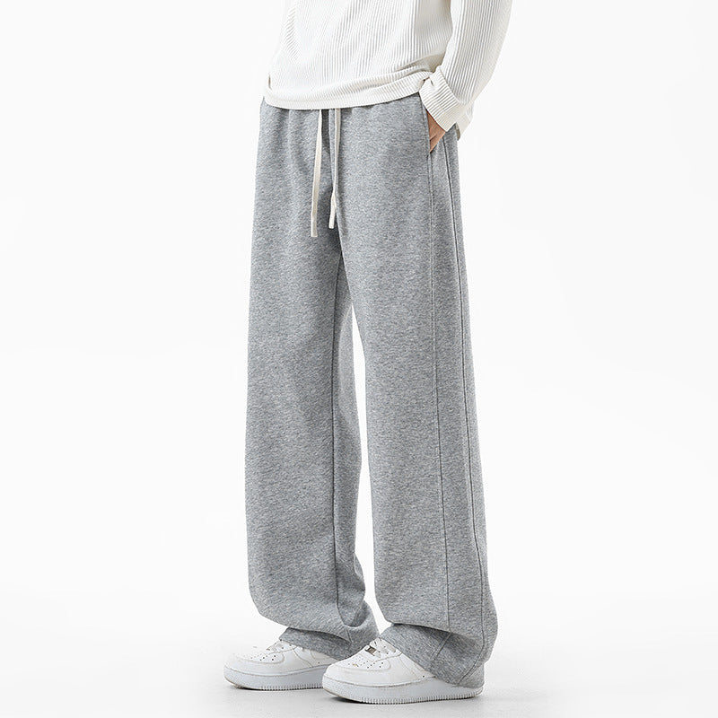 Men's Classic Straight Leg Cotton Casual Pants