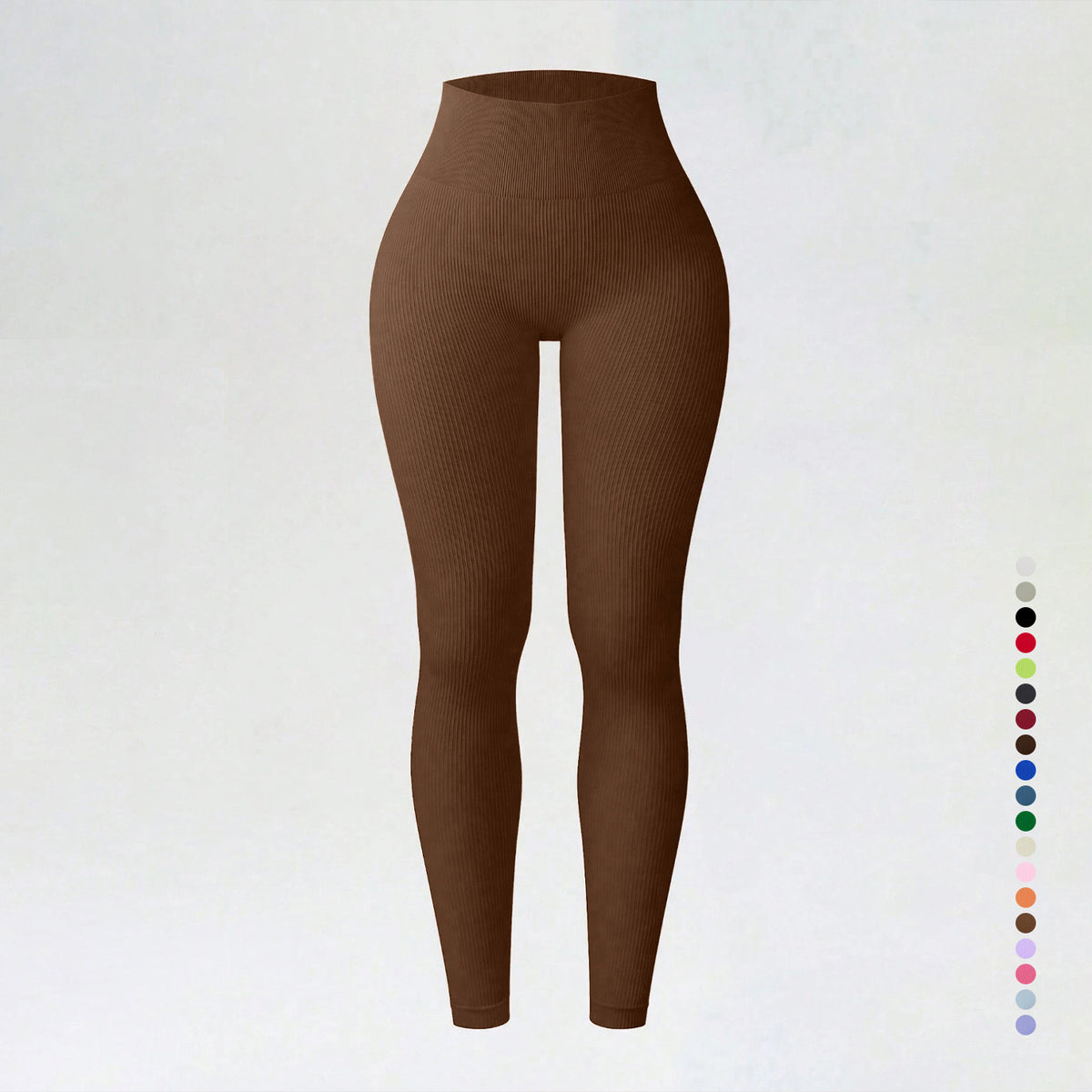 Threaded autumn and winter yoga pants seamless fitness pants high waisted sports yoga clothes leggings