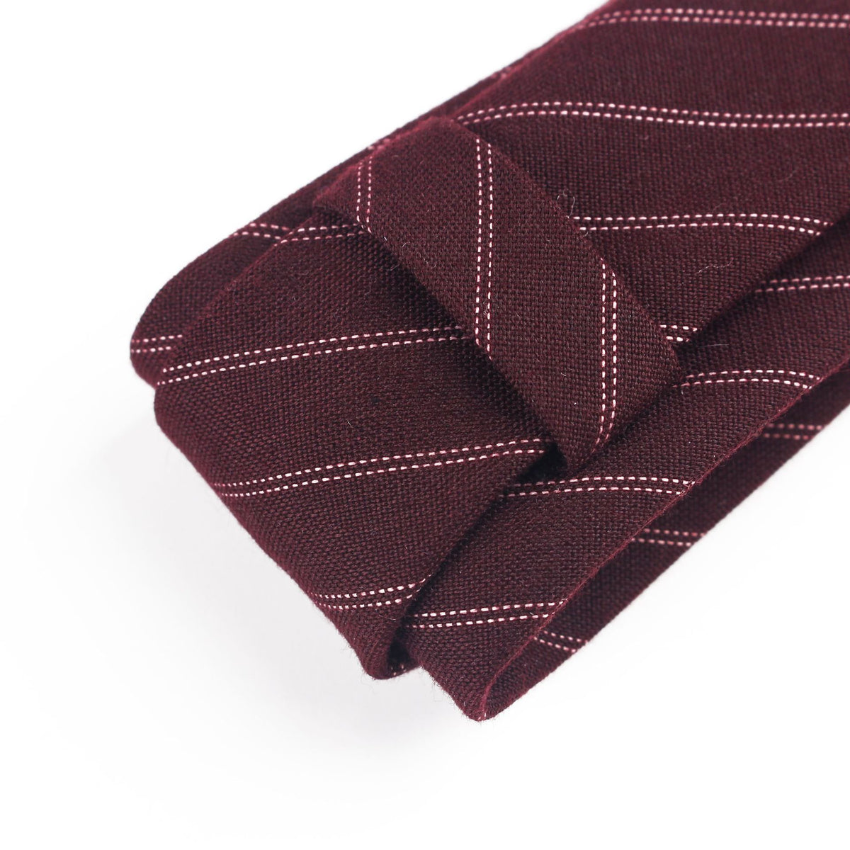 Men's Tie Cotton Jacquard Casual Business Korean Wedding Birthday Party Literary Cotton Striped Tie