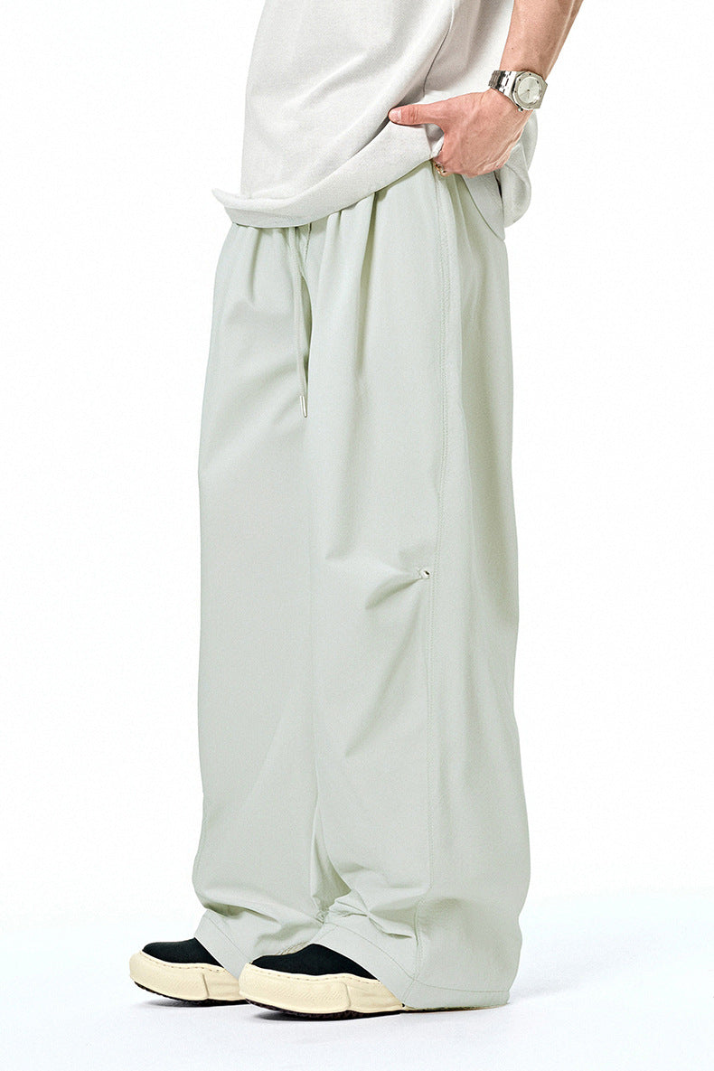 Loose elastic waisted pants