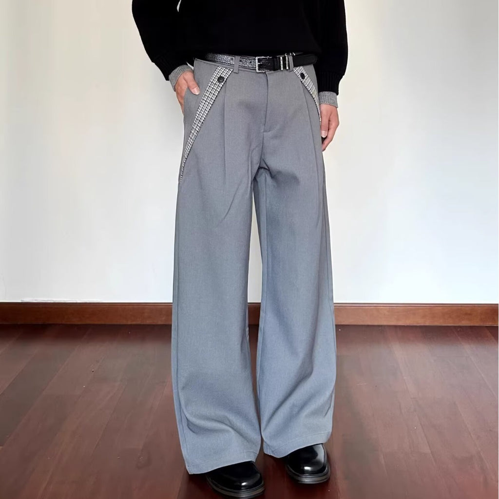 Casual Trousers Trendy Loose Versatile Straight Leg Wide Leg Pants