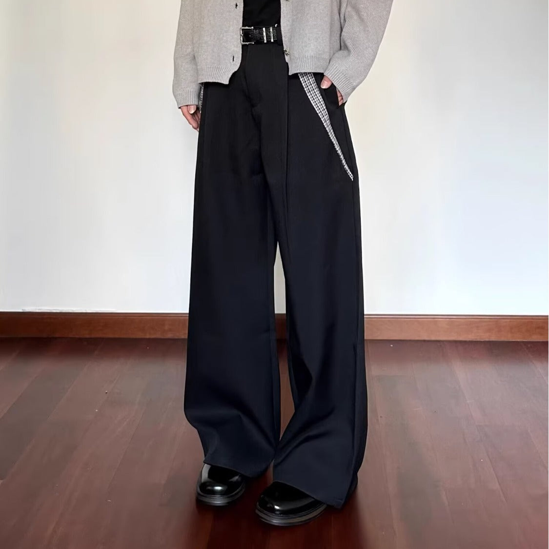 Casual Trousers Trendy Loose Versatile Straight Leg Wide Leg Pants