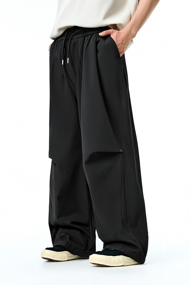 Loose elastic waisted pants
