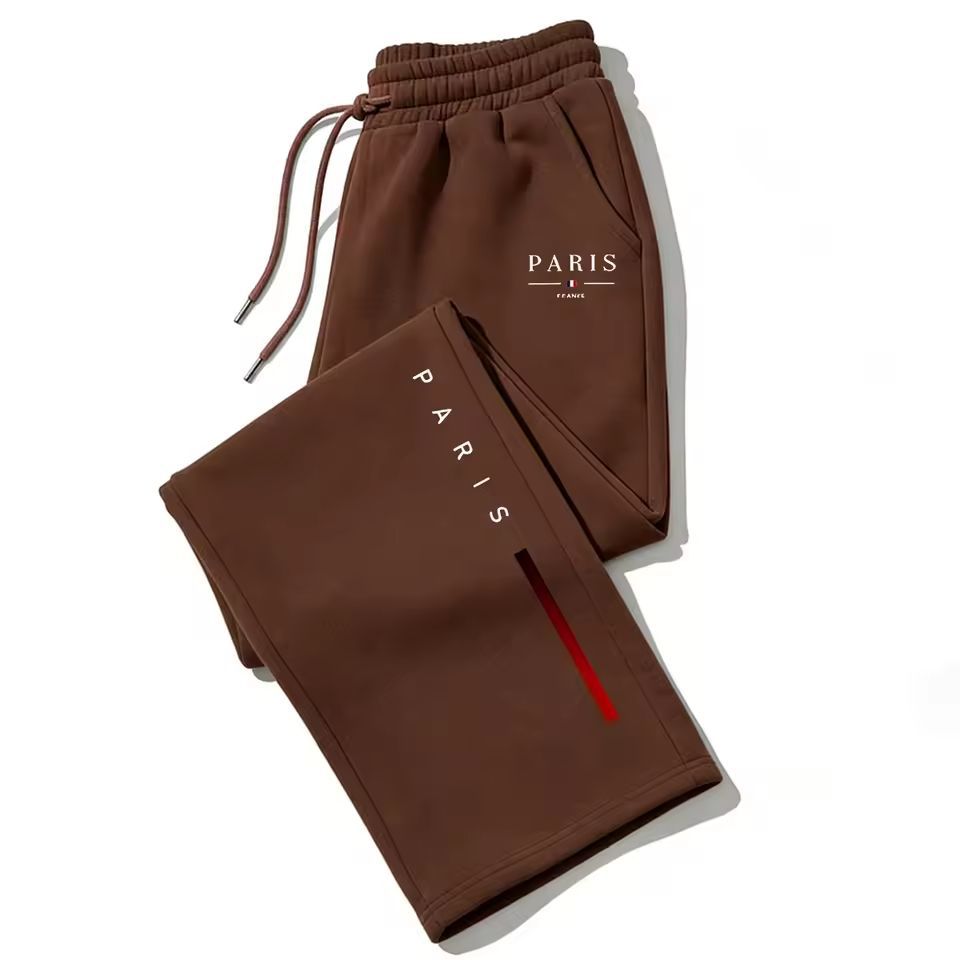 Dark Gothic Letter Print Loose Wide-leg Drawstring Unisex Sweatpants