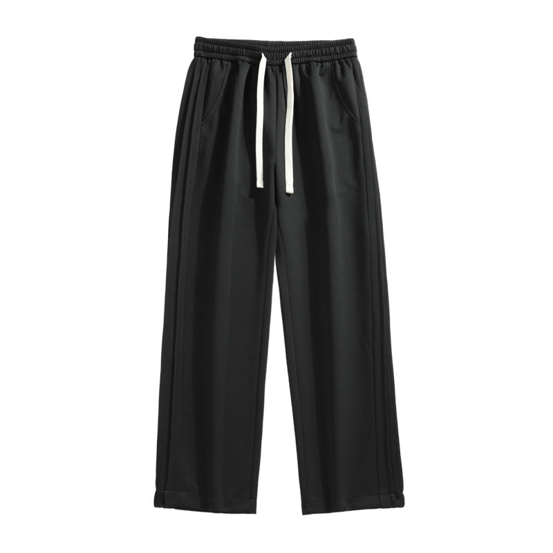 Pants Men Spring Autumn Casual Loose Straight Leg Wide Leg Dropping Sensation Sweatpants High-end Style Pants