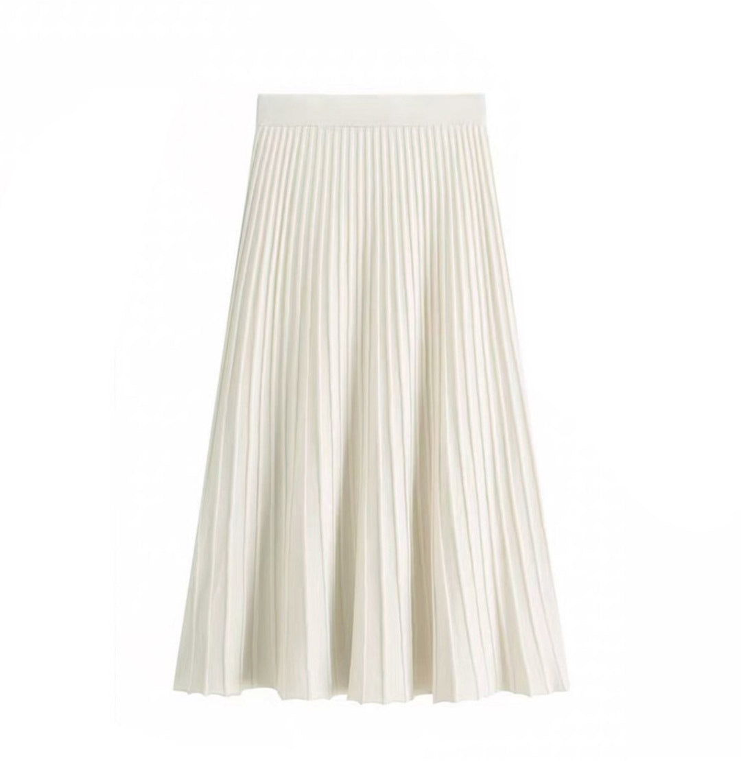 Knit Two-Piece Set Dress, Waist-Cinching Relaxed Fit Long Dress for Women