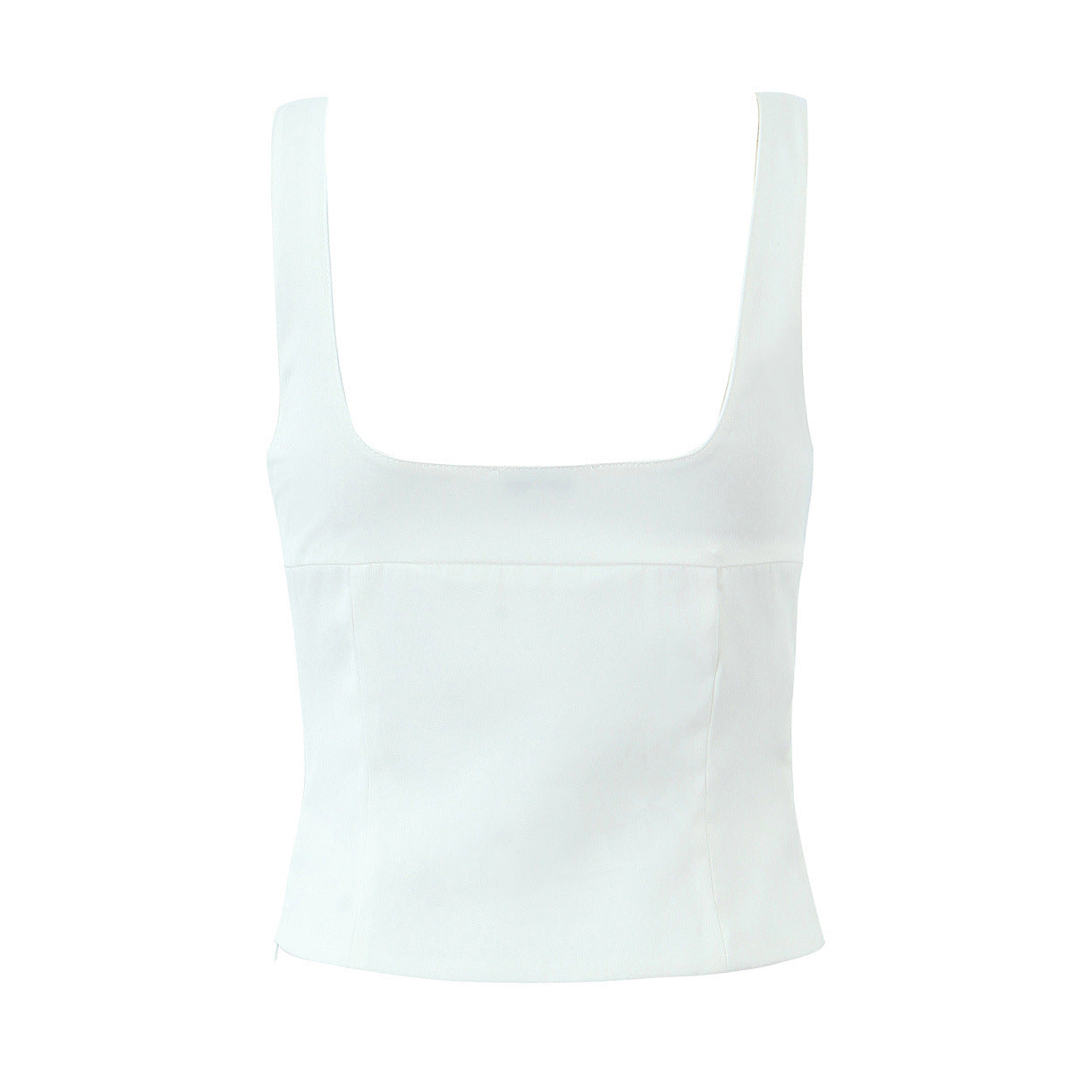 Women's chest bow decoration top with small suspender and short style for women