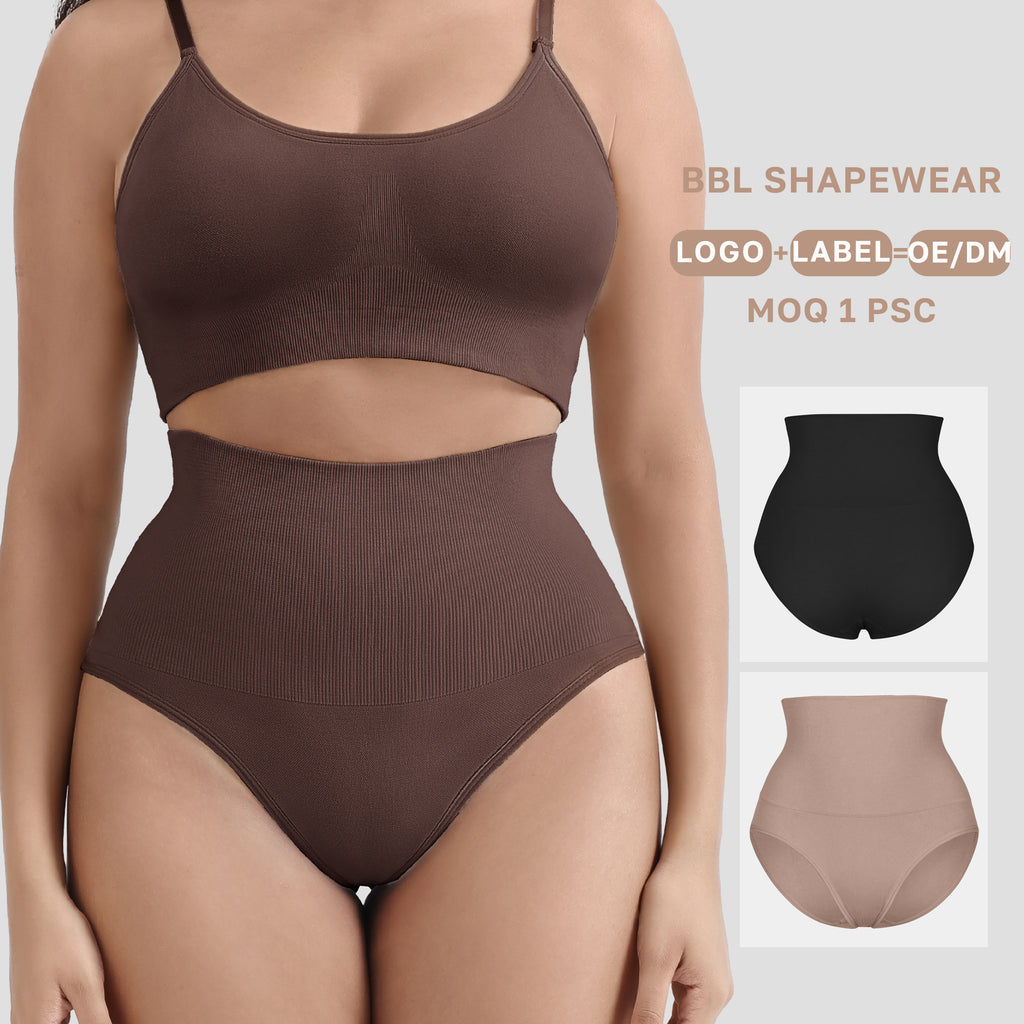 Control Seamless Shapewear Thong Butt Lifting Body Shaping Pants for Women