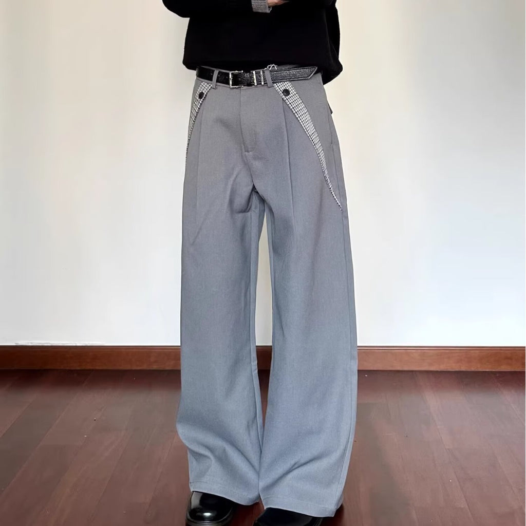 Casual Trousers Trendy Loose Versatile Straight Leg Wide Leg Pants
