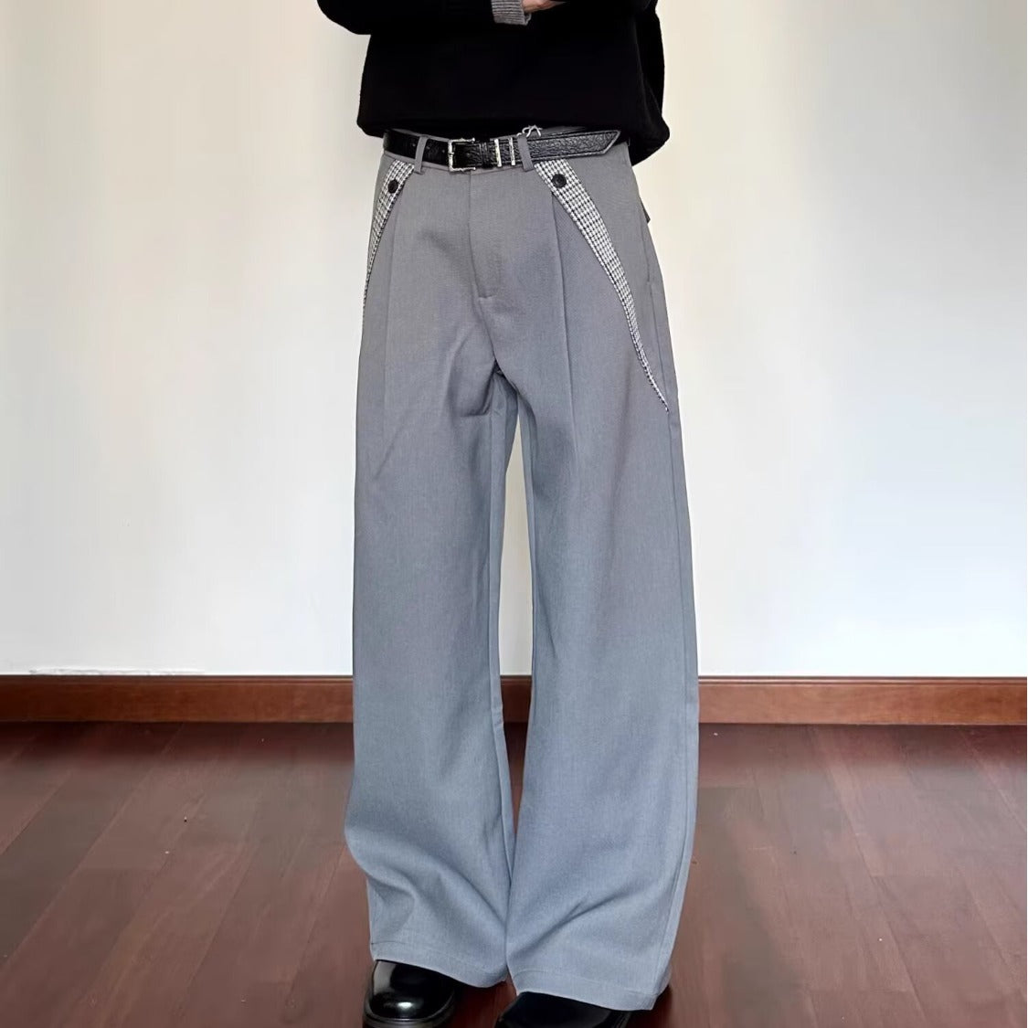Casual Trousers Trendy Loose Versatile Straight Leg Wide Leg Pants