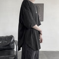 Split loose casual versatile T-shirt