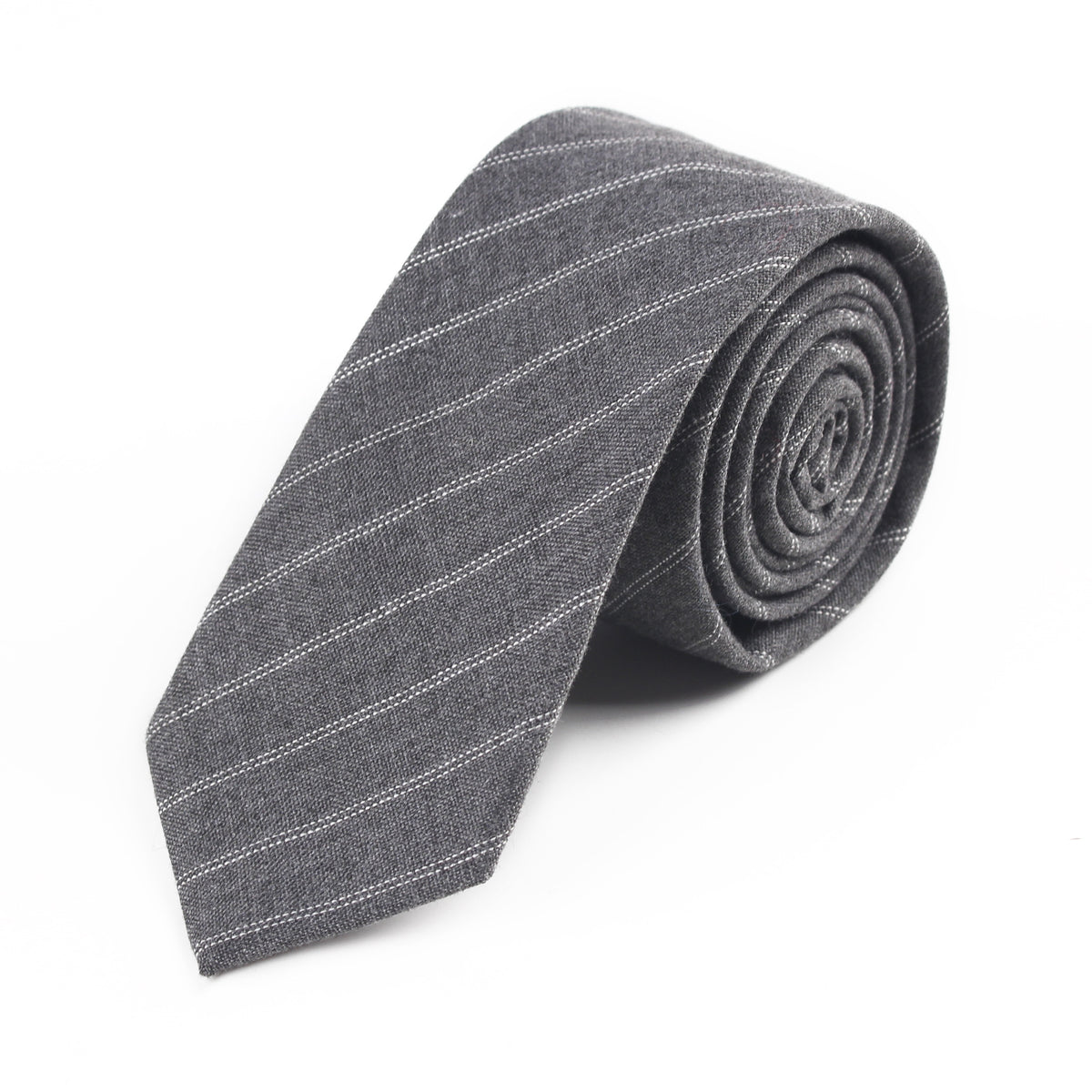 Men's Tie Cotton Jacquard Casual Business Korean Wedding Birthday Party Literary Cotton Striped Tie