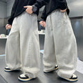 Boys' Casual Loose Wide Leg Straight Jeans Spring Autumn Pants